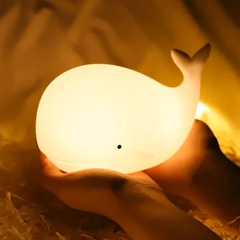 Kūrybos Derva, Jūros Gyvūnų Ornamentu Ryklys Naras Vandenyno Banginių Apdailos Namų Darbalaukio Lempa USB LED Nakties Šviesos Dovana Šviesos Žaislas