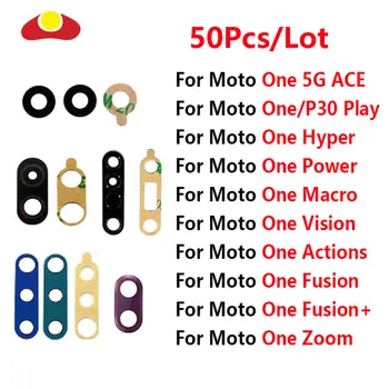 50Pcs Už Motorola Moto Viena Vizija Energijos Veiksmų Makro Hyper Zoom Sintezės Plius 5G ACE 30 paleisti Atgal, Galinio vaizdo Kamera, Stiklinis Lęšis
