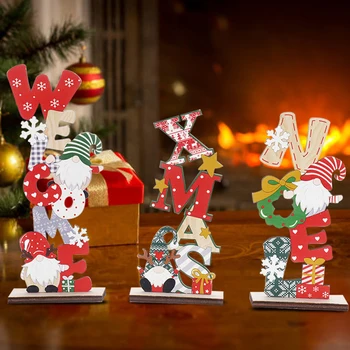 Kalėdų Mediniai Pakabukai Kalėdų Medžio Kabantys Papuošalai Kalėdų Dekoracijas namams, Vaikams, Dovanų Noel Navidad Dekoras