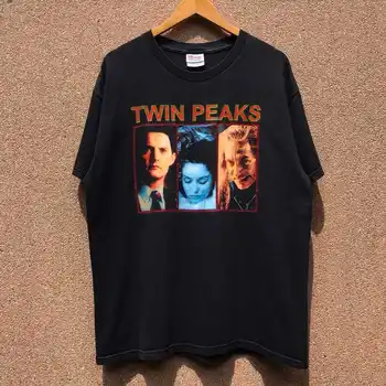 Twin Peaks Filmą Black Trumpas Rankovės Medvilnės, T-Marškinėliai, Unisex S-5Xl Vn0150