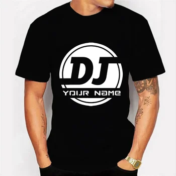 Logotipą T-shirt DJ 