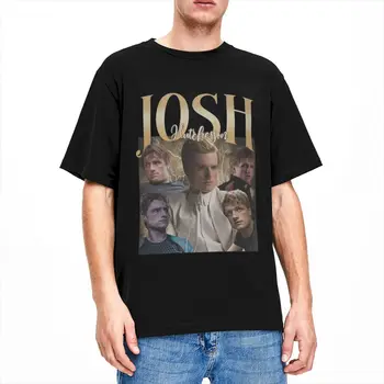 Josh Hutcherson Retro Bootleg Vyrams, Moterims, T Marškiniai Nuostabi Tee Marškinėliai trumpomis Rankovėmis Crewneck Grynos Medvilnės Naują Atvykimo Drabužiai