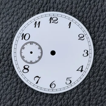 38.9 mm Balto emalio rinkimo arabų numeris storis 0,4 mm, antra vertus, yra ne 9 o 'clock Tinka ST3600 ar ETA6497 judesiai