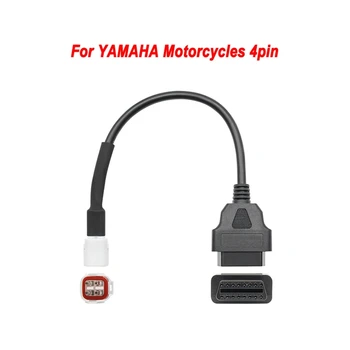 4 Pin OBD2 Jungtis Suderinama Yamaha - Motociklas, ATV Diagnostikos Pratęsimo Adapteris Kabelio Bandymo Skaitytuvas USB GTWS