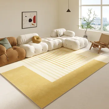 Paprasta vėjo sustorėjimas, neteplios šalta antklodė Namų kambarį kilimas yra padengtas didelio ploto vandens sugeria