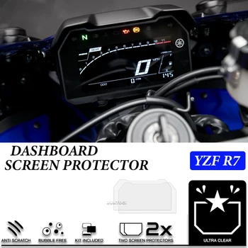 Motociklo TFT LCD Įbrėžimams Grupių Ekrano Skydelio Apsaugos Priemonė Filmas Yamaha YZF R7 R 7 2021 2022 Naujų Priedai