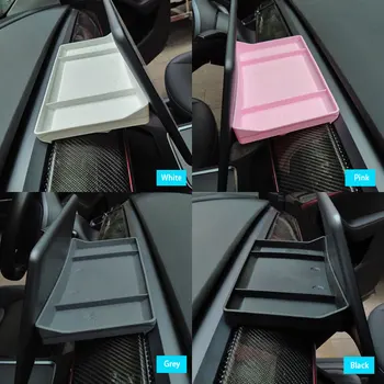 Silikagelis Prietaisų saugojimo dėžutė Tesla Model 3 Y 2017-2023 Navigacijos ekrano galinio audinių Akiniai, Raktų Saugojimo dėklas