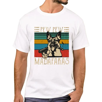 TEEHUB Juokinga Pew Pew Madafakas Vyrų T-Shirt Hipster 