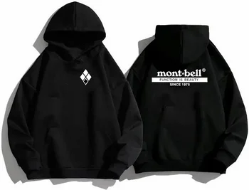 Šviežių korėjos vyrų kelionės hoodie populiarios medvilnės atsitiktinis Mont bell laišką modelis hoodie moterų mados sporto top, M-5XL
