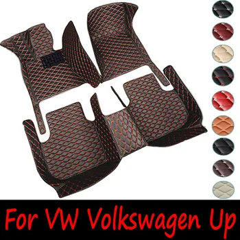 Automobilio Grindų Kilimėlio VW Volkswagen Iki 2012 m. iki 2019 Vandeniui Tapete Automotivo Para mor kos Automobilių Kilimėliai Accessoire Voiture Automobilių Reikmenys