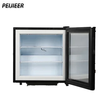 geros kokybės nešiojamas mažas 55L šaltų gėrimų stiklo durys mini šaldytuvas šaldiklis šaldytuvas, viešbutis