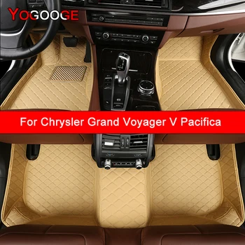 YOGOOGE Custom Automobilių Grindų Kilimėliai Chrysler Grand Voyager V Ramiojo vandenyno \\Auto Reikmenys Koja Kilimas