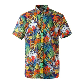 Havajų Marškinėliai vyriški 3D Augalai, Gėlių Spausdinti trumpomis Rankovėmis Beach Marškinėliai Harajuku Mados Viršūnes Laisvi Vyrų, Moterų Drabužiai, Palaidinės