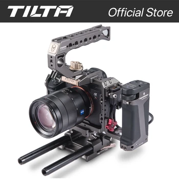 TILTA A7 A9 TA-T17-FCC-G Pilnas Kameros Narve Sony A73 A7M3 A7R3 A7M2 A7R2S žuvininkystės Kit A/B/C Tilta Pilka DSLR Fotoaparatas Įrenginys