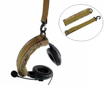 Ekrano Užsklandą Medžioklės Ausinės Modulinės Ausinių Taktinis Rankų Įrangą Padengti Ausinių Pagalvėlės Taktinis Earmuffs Pad Laisvų Rankų Įranga