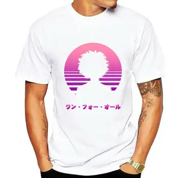 Vyrai t-shirt Izuku Midoriya BNHA Vaporwave marškinėlius Moterims marškinėliai