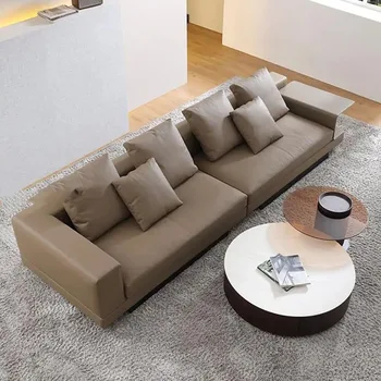 Italų Stiliaus Sofa-Natūralios Odos Paprasta, Prabangus, Modernus Dizainas Atsipalaiduoti Fotelis Kambarį Canape Salonas Namų Baldai