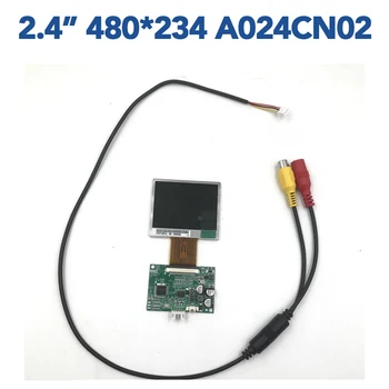 2,4 colių A024CN02 TFT LCD Ekranas modulis Valdybos rinkinys NTSC/PAL ekrano Pramonės doorbell Automobilių Ekranas VAIZDO PASIDARYK pats Keisti